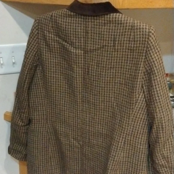 Ralph Lauren rugby wool tweed blazer, vintage size 8